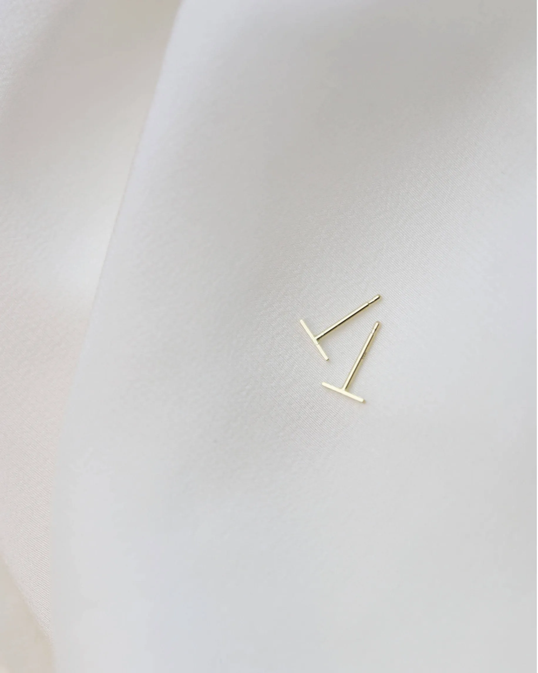 14K Bar Earrings