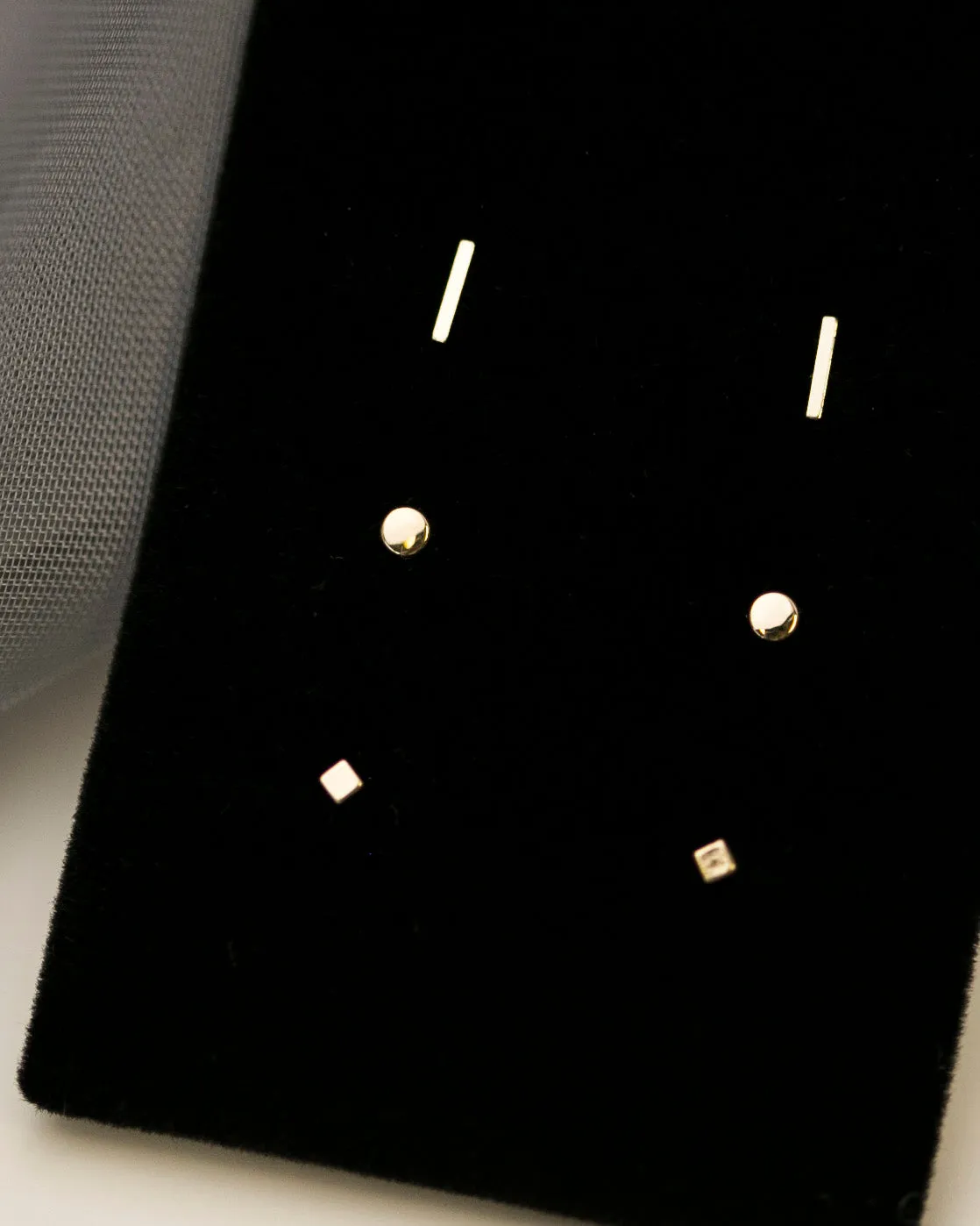 14K Bar Earrings