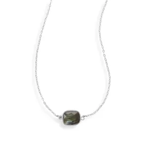 16" 2" Labradorite Necklace