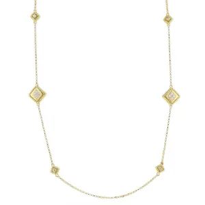 18K Diamond Palazzo Ducale Station Necklace