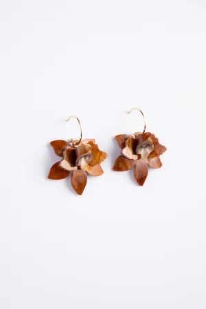 Alinta Earrings - Caramel