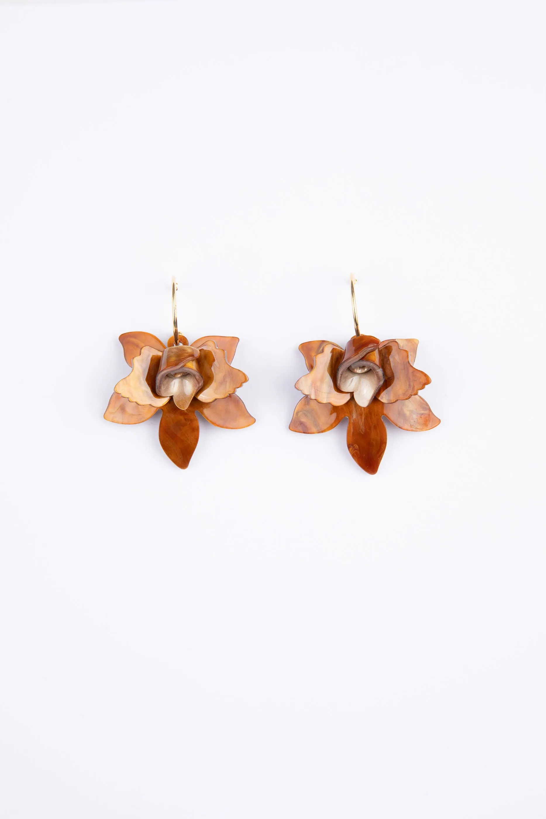 Alinta Earrings - Caramel