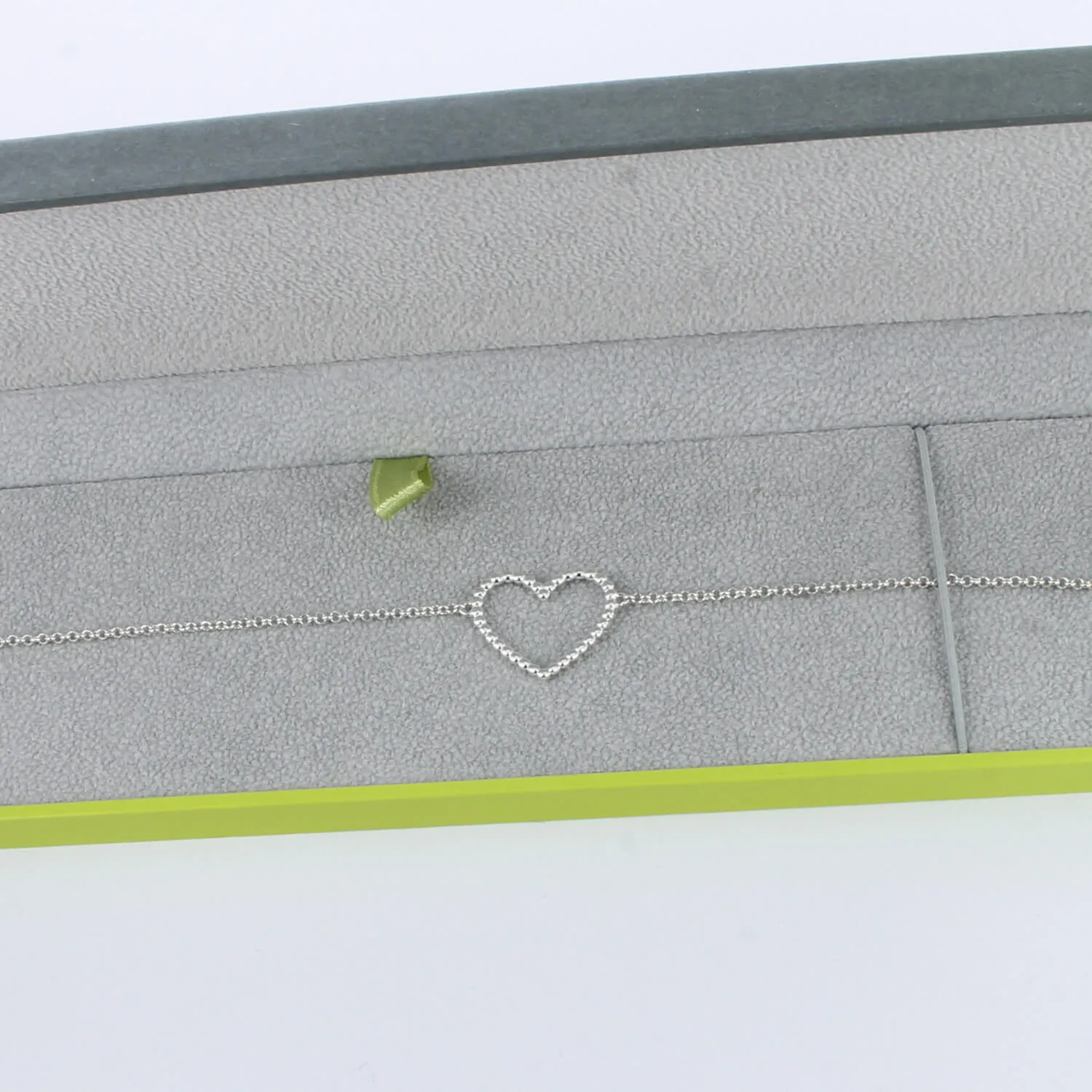 Beaded Heart Bracelet