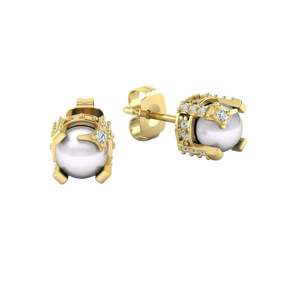 Birthstone Stud Earrings