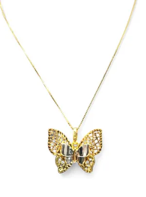 BUTTERFLY DANGLING NECKLACE