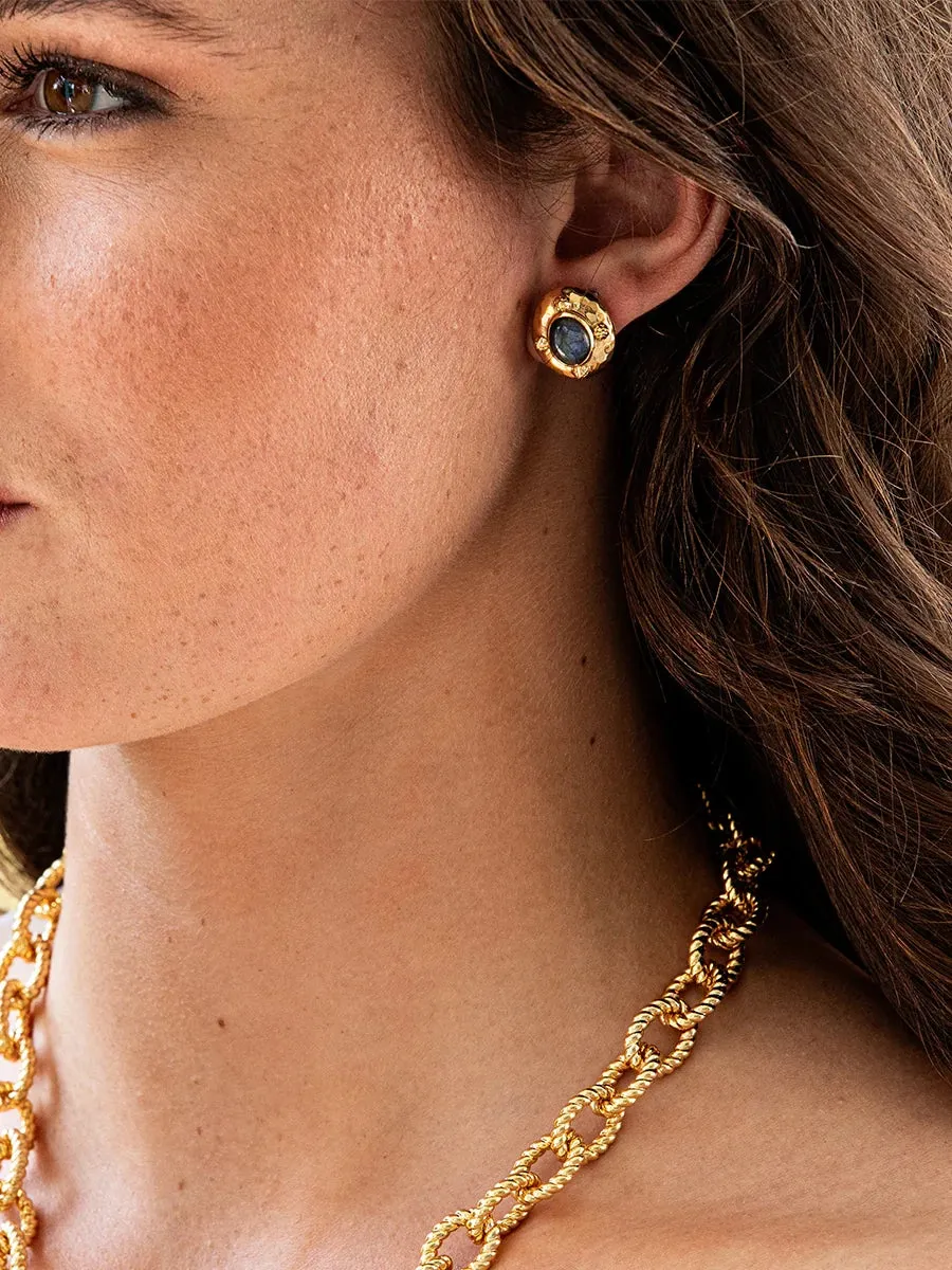 Capucine De Wulf Cleopatra Oval Earrings