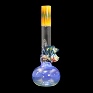 Chameleon Glass Galileo Series Fumed Bong - Coral Reef