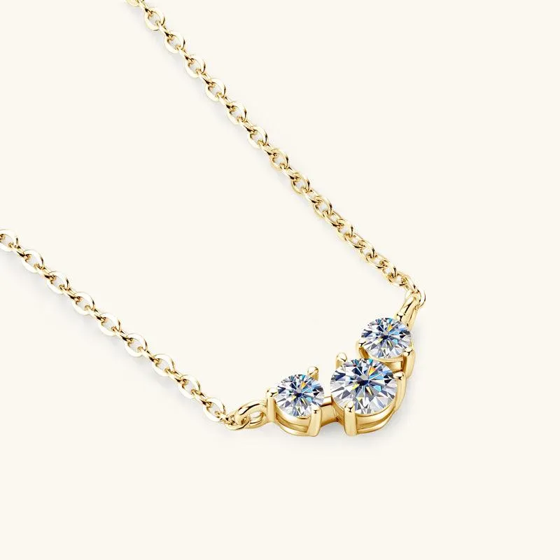 Charming Smile Premium Moissanite Pendant Necklace