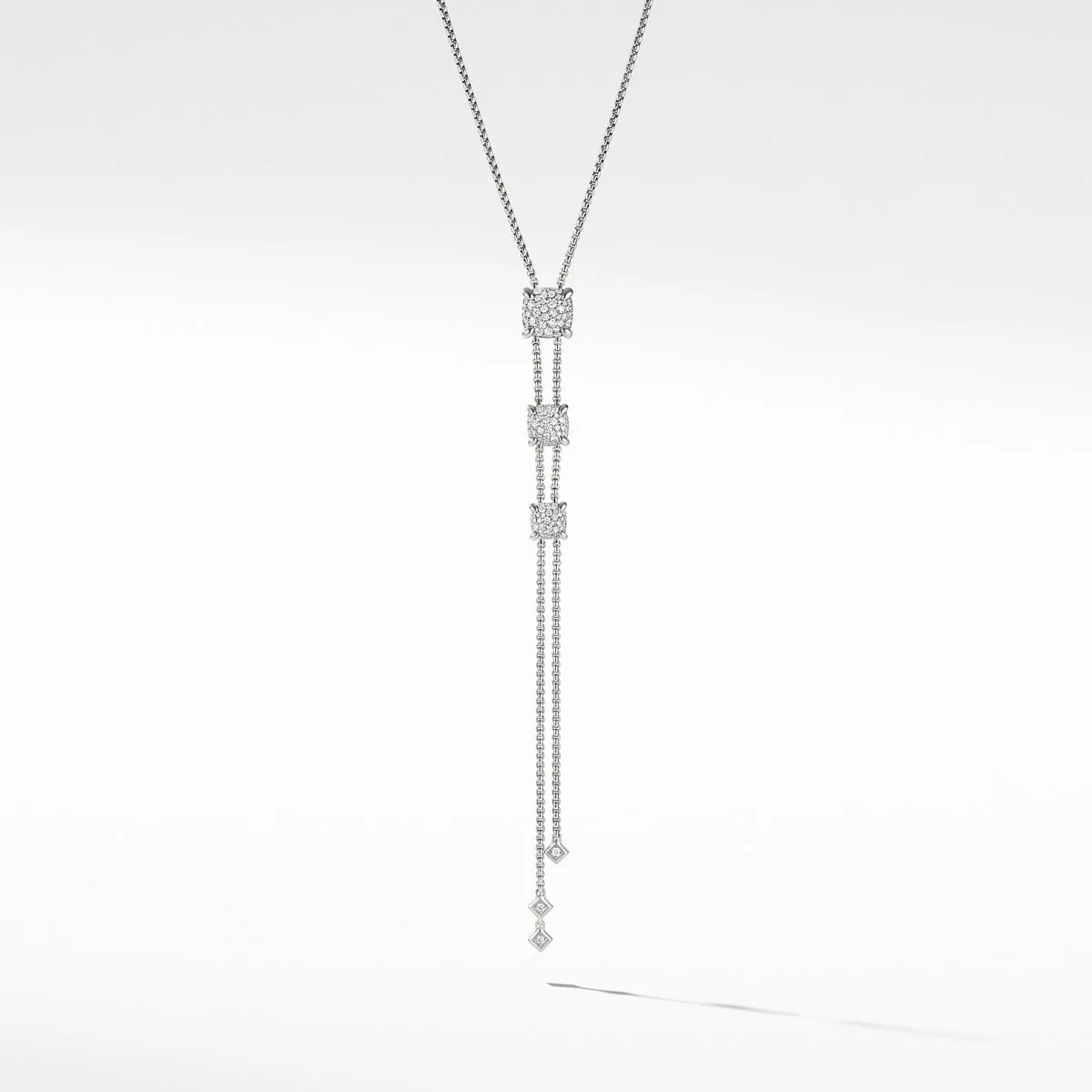 Chatelaine Y Necklace with Diamonds