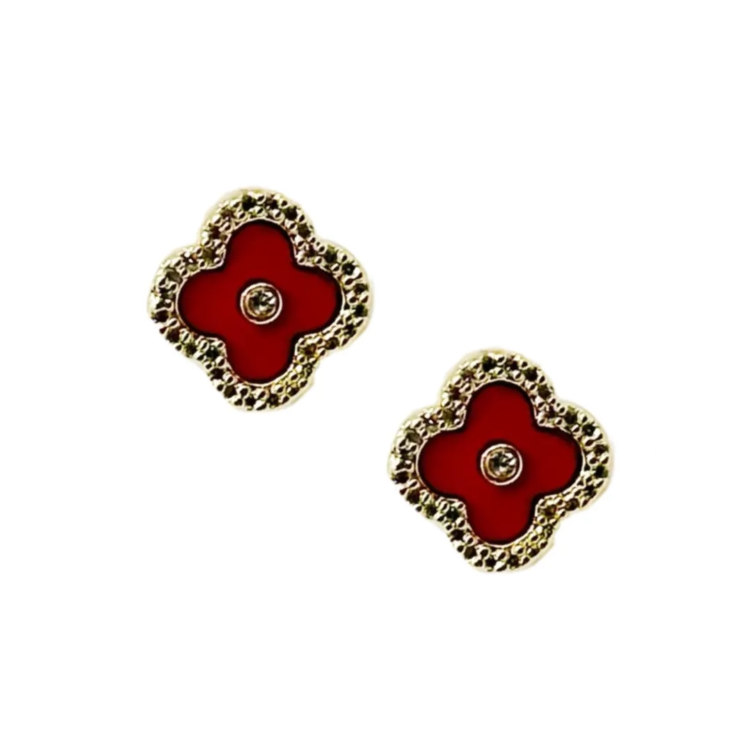 Chloe Stud Red