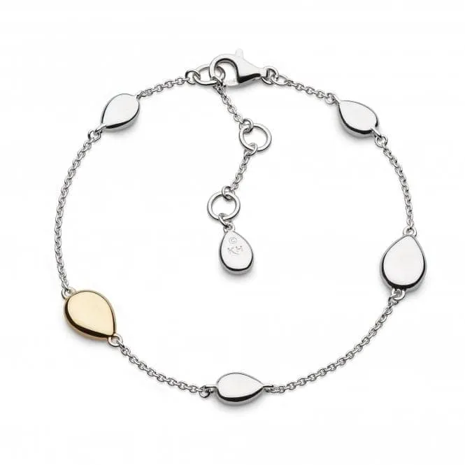 Coast Pebble Golden RP/GD 7.5" Station Bracelet 70186GRP
