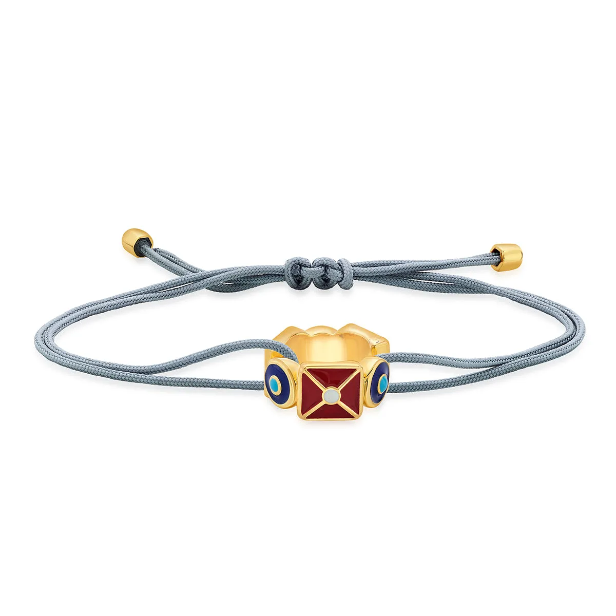 Color Wheel Charm Thread Bracelet