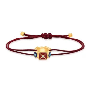 Color Wheel Charm Thread Bracelet Color Wheel Charm Thread Bracelet