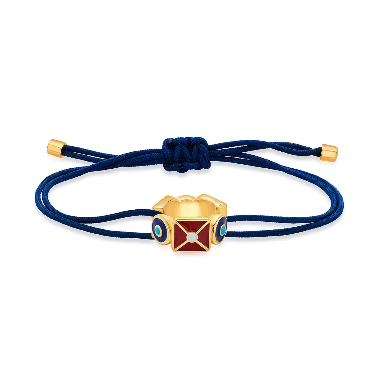 Color Wheel Charm Thread Bracelet