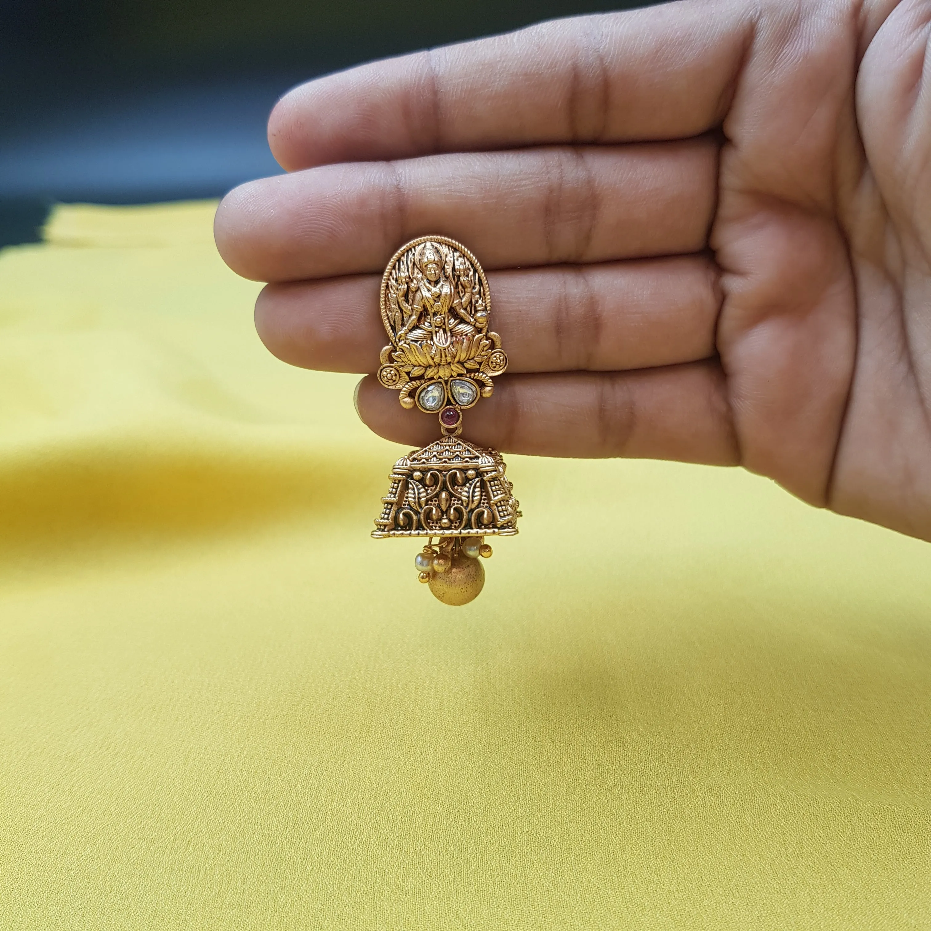 Designer Temple Necklace Set 17679
