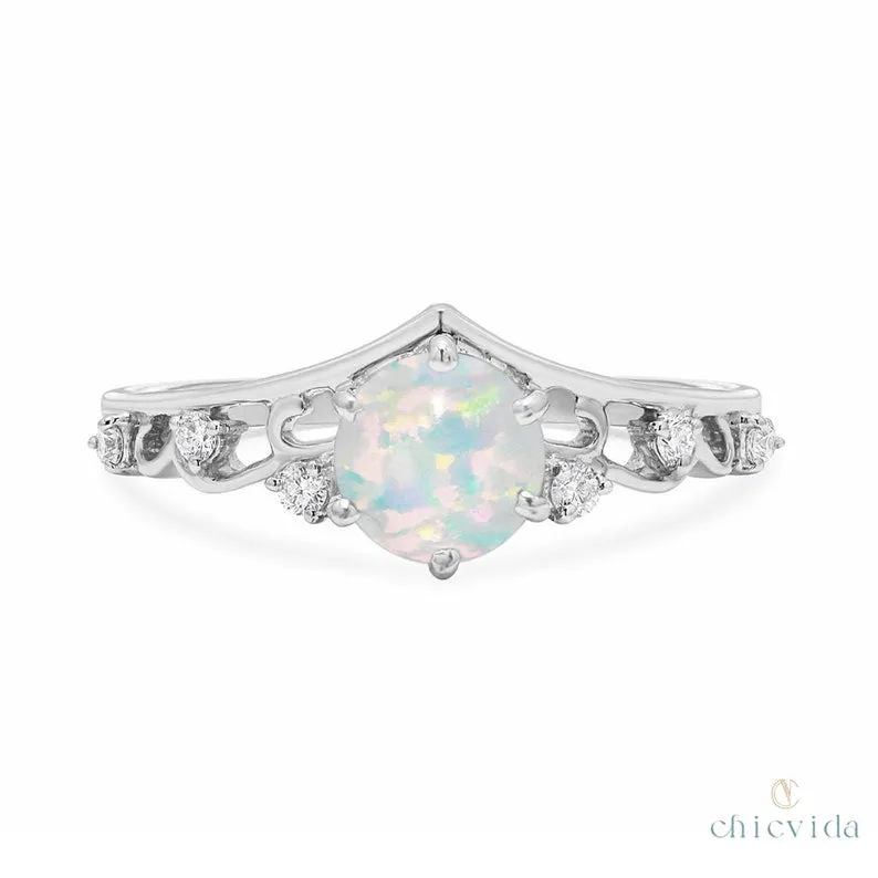 Diadem Opal Ring