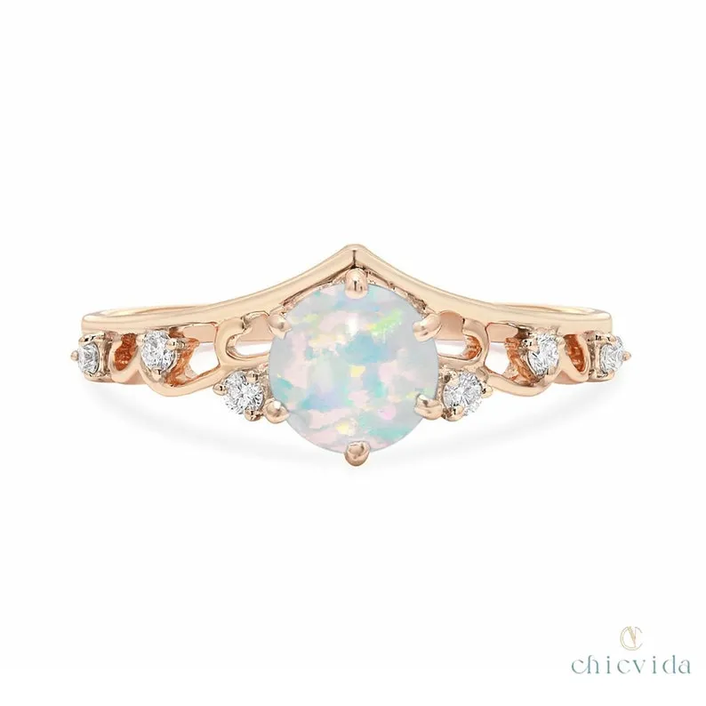 Diadem Opal Ring