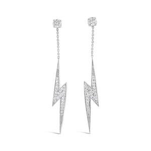 Diamond Lightning Bolt Earring Enhancers
