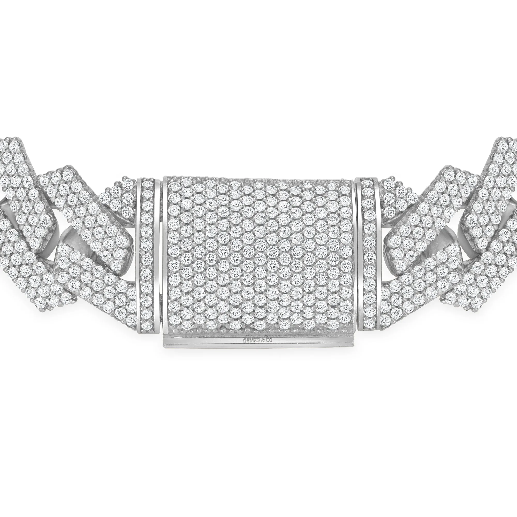 Diamond Miami Cuban Necklace - 14k Gold 15mm
