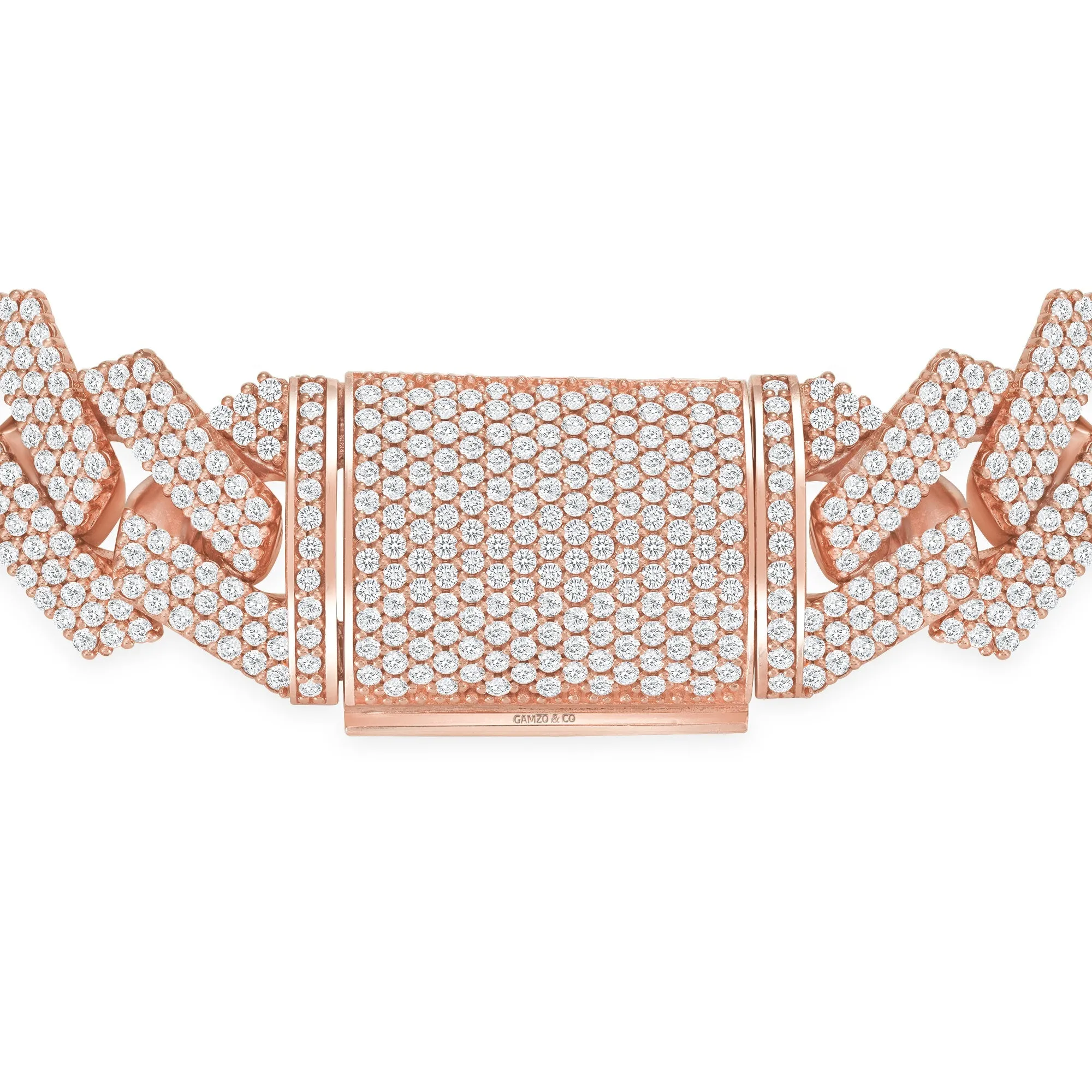 Diamond Miami Cuban Necklace - 14k Gold 15mm