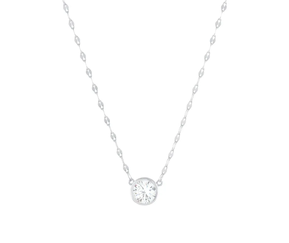 Diamond Stone Necklace