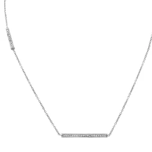 Double Bar Diamond Necklace