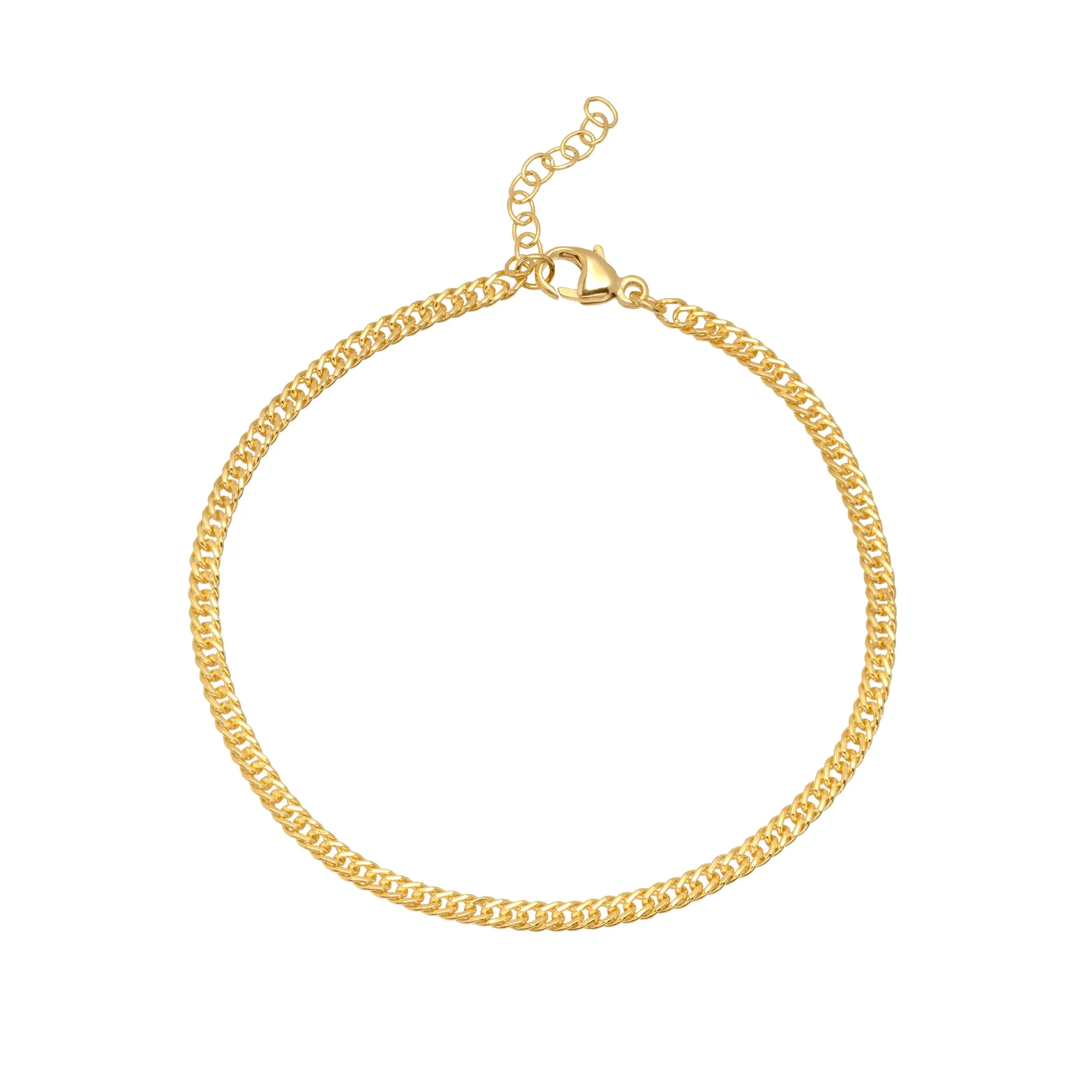 Double Curb Chain Bracelet