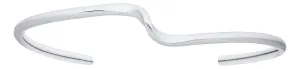 Genuine Sterling Silver Evening-TideCollection Classic Light Wave Bracelet