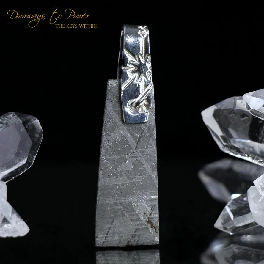 Gibeon Meteorite Light Language Pendant ™ .925 SS