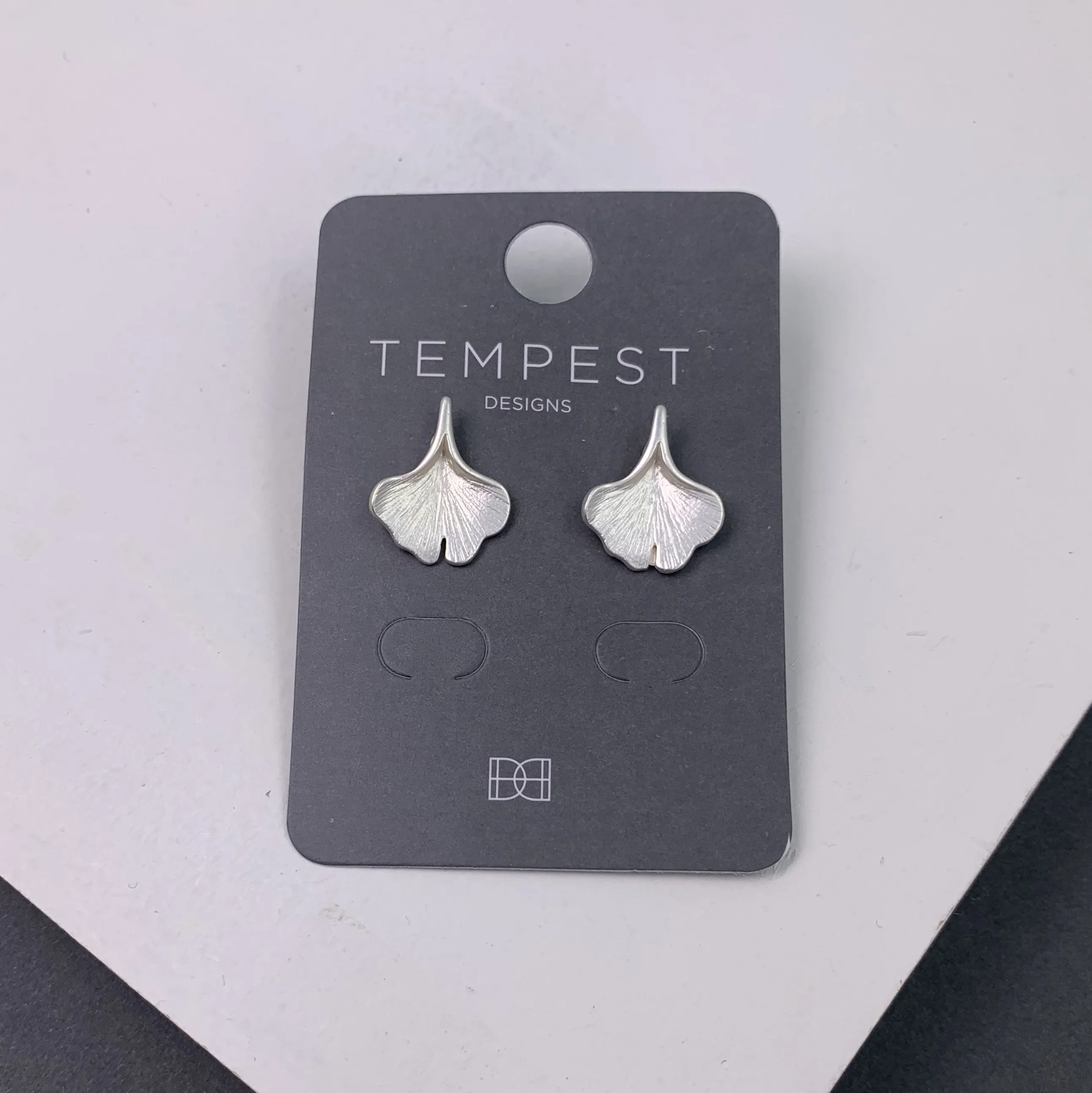 Ginko leaf earrings
