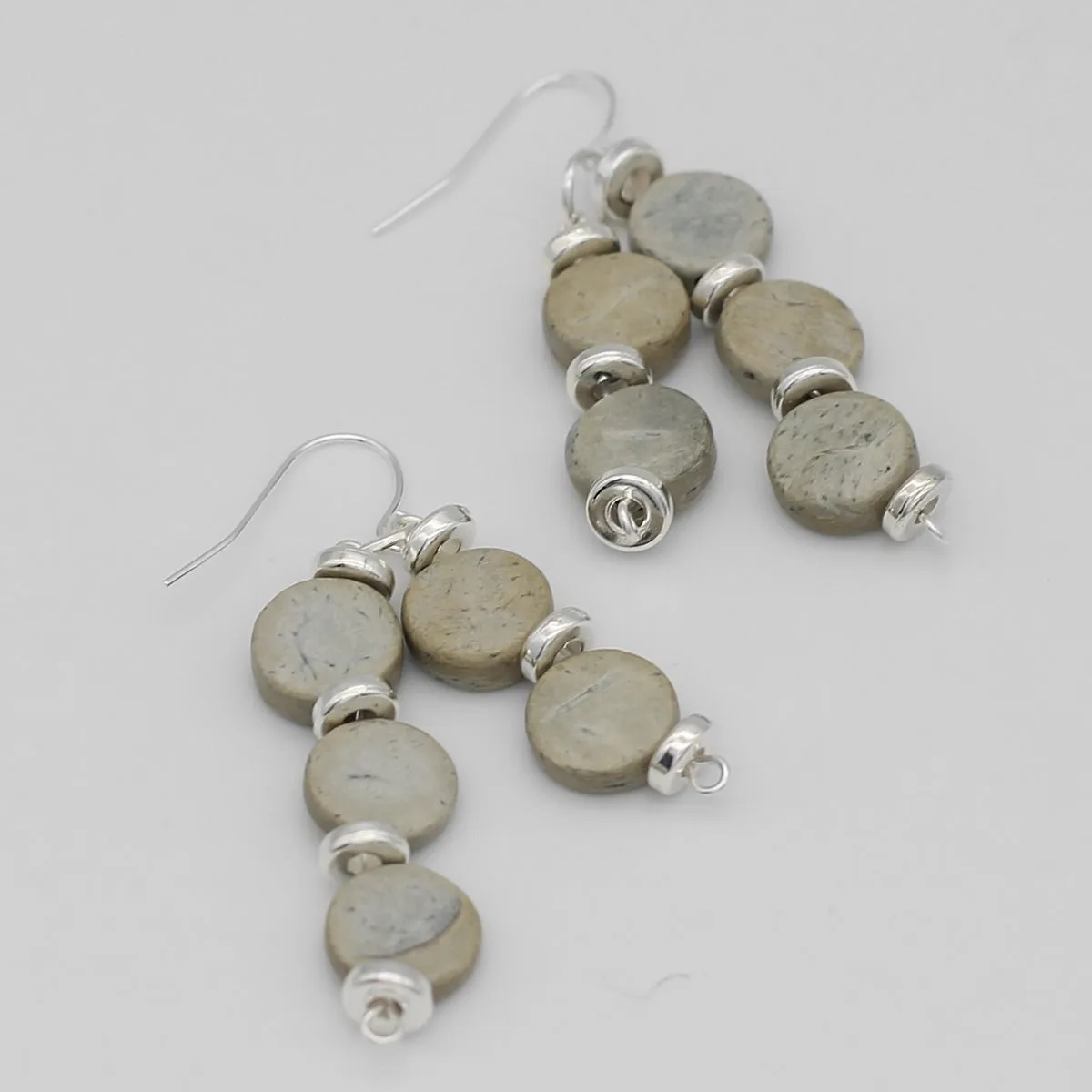 Gray Nicole Dangle Earring