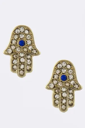 Hamsa Earrings