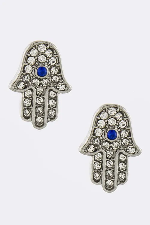 Hamsa Earrings