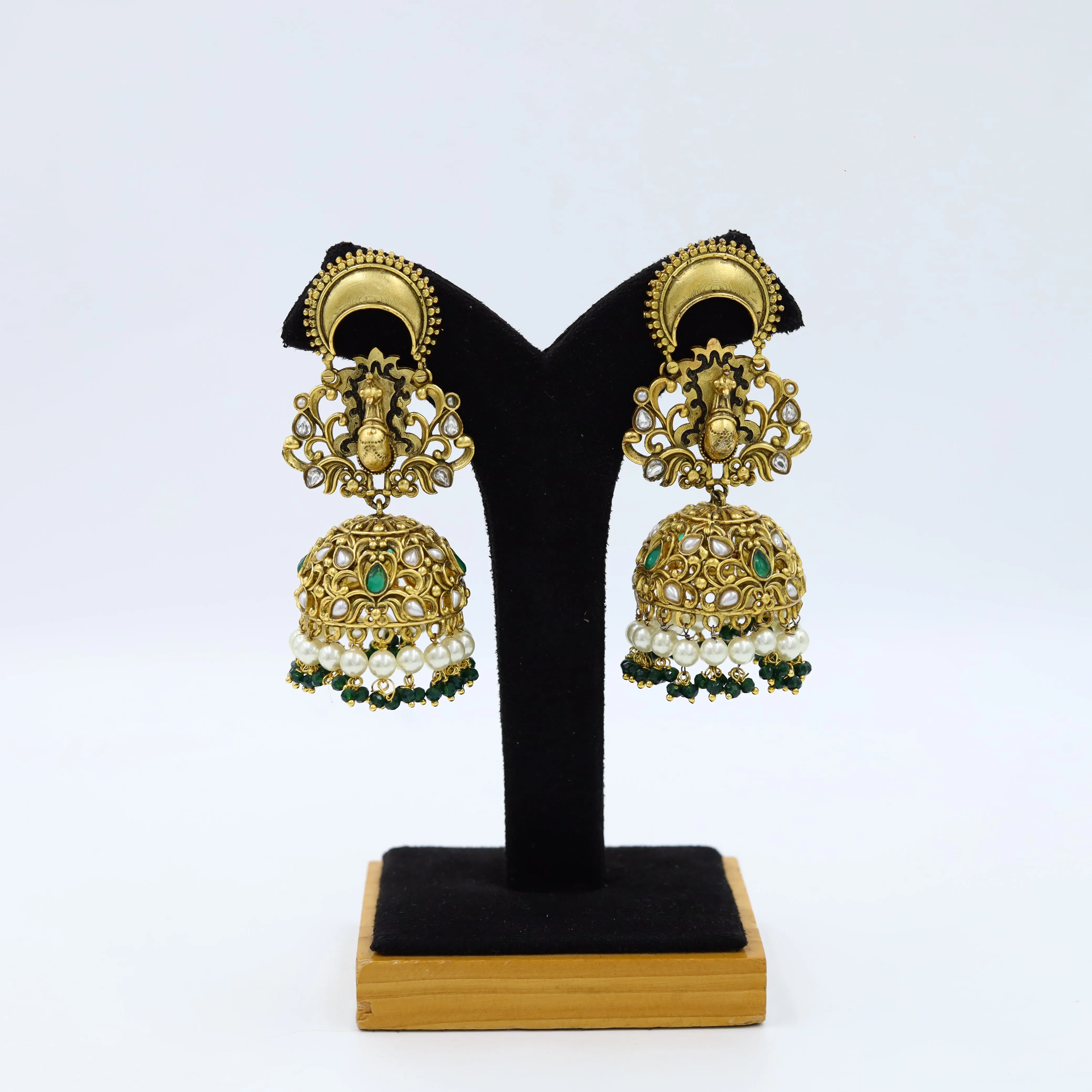 Heavy Gold Look Pendant Set 4504-82