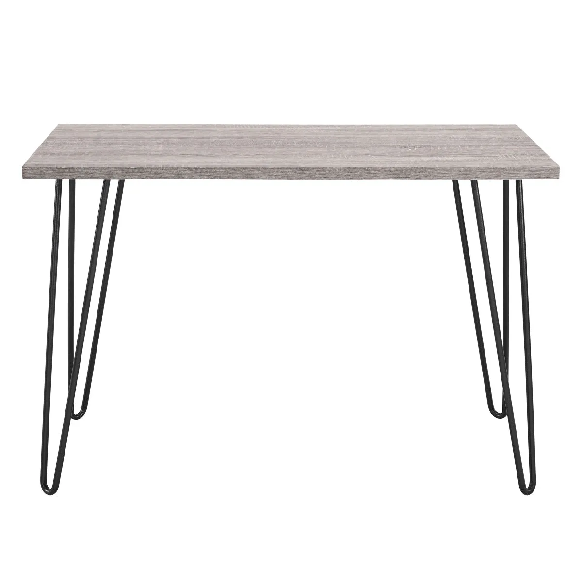 Home Owen Retro Distressed Home Office Desk - Grey Oak | 9851296PCOMUK