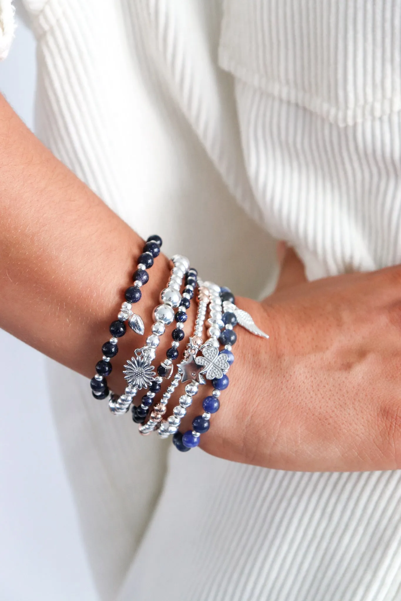 Hope Sterling Silver Stacking Bracelet