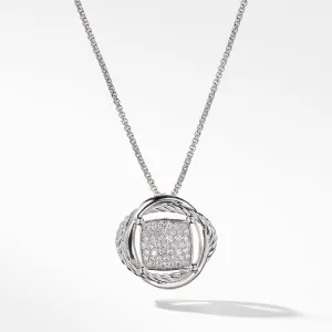 Infinity Small Pendant Necklace with Diamonds