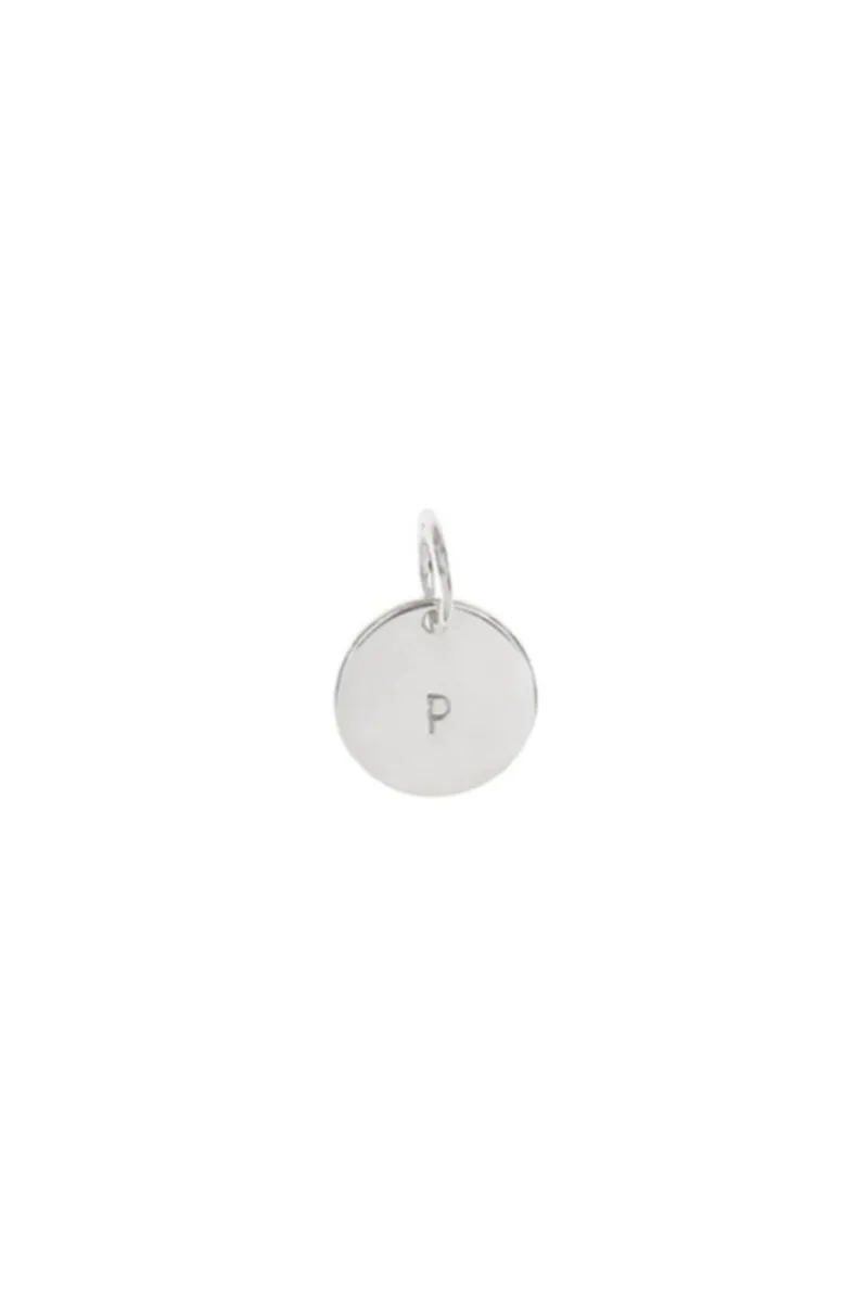 Initial Pendant - Silver