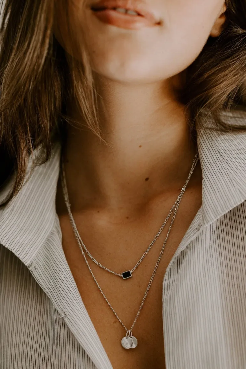 Initial Pendant - Silver
