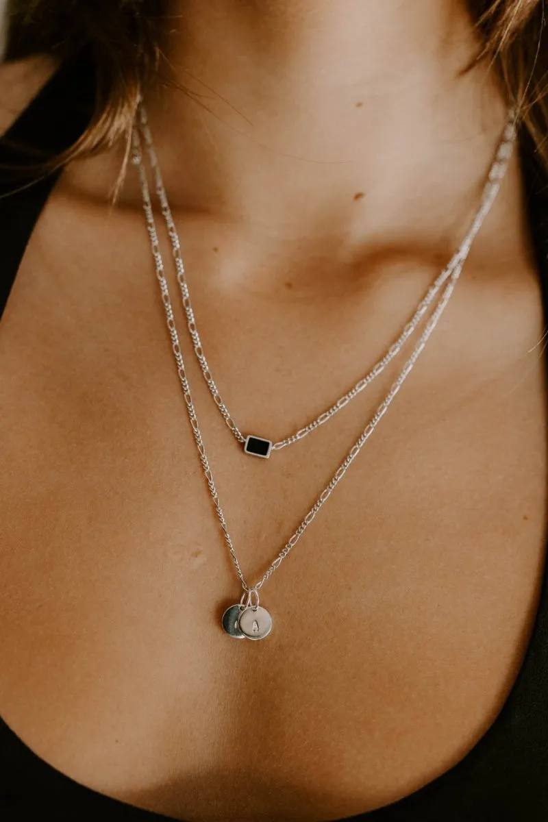 Initial Pendant - Silver