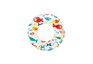 Intex 59241 24 Inch(60cm) Lively Print Swim Rings Assorted Styles