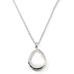 Ippolita Sterling Silver Wonderland Teardrop Necklace in Mother of Pearl Doublet, 16-18 inch
