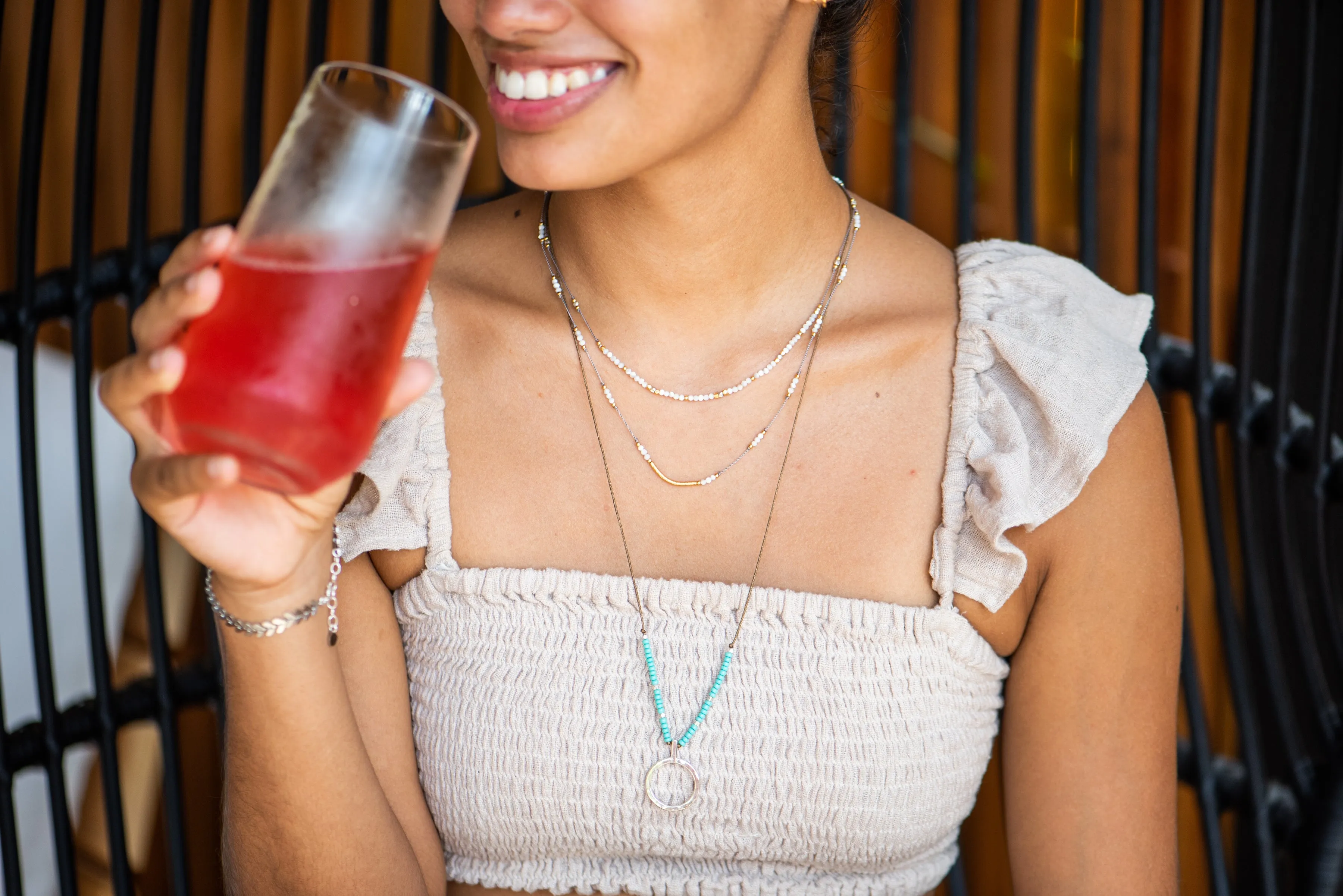 Journey Necklace - Mother of Pearl