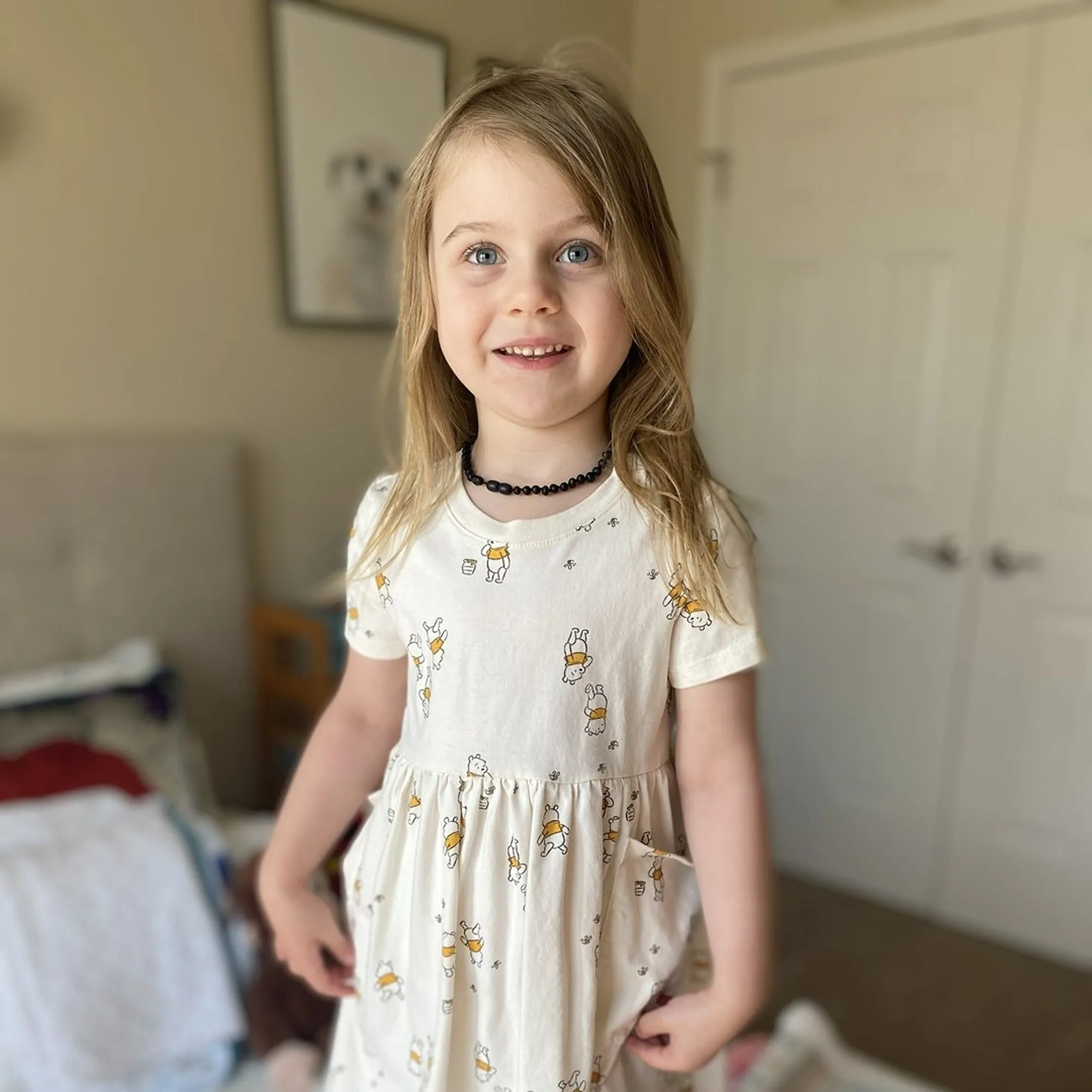 Kids | Raw Cherry Baltic Amber Necklace