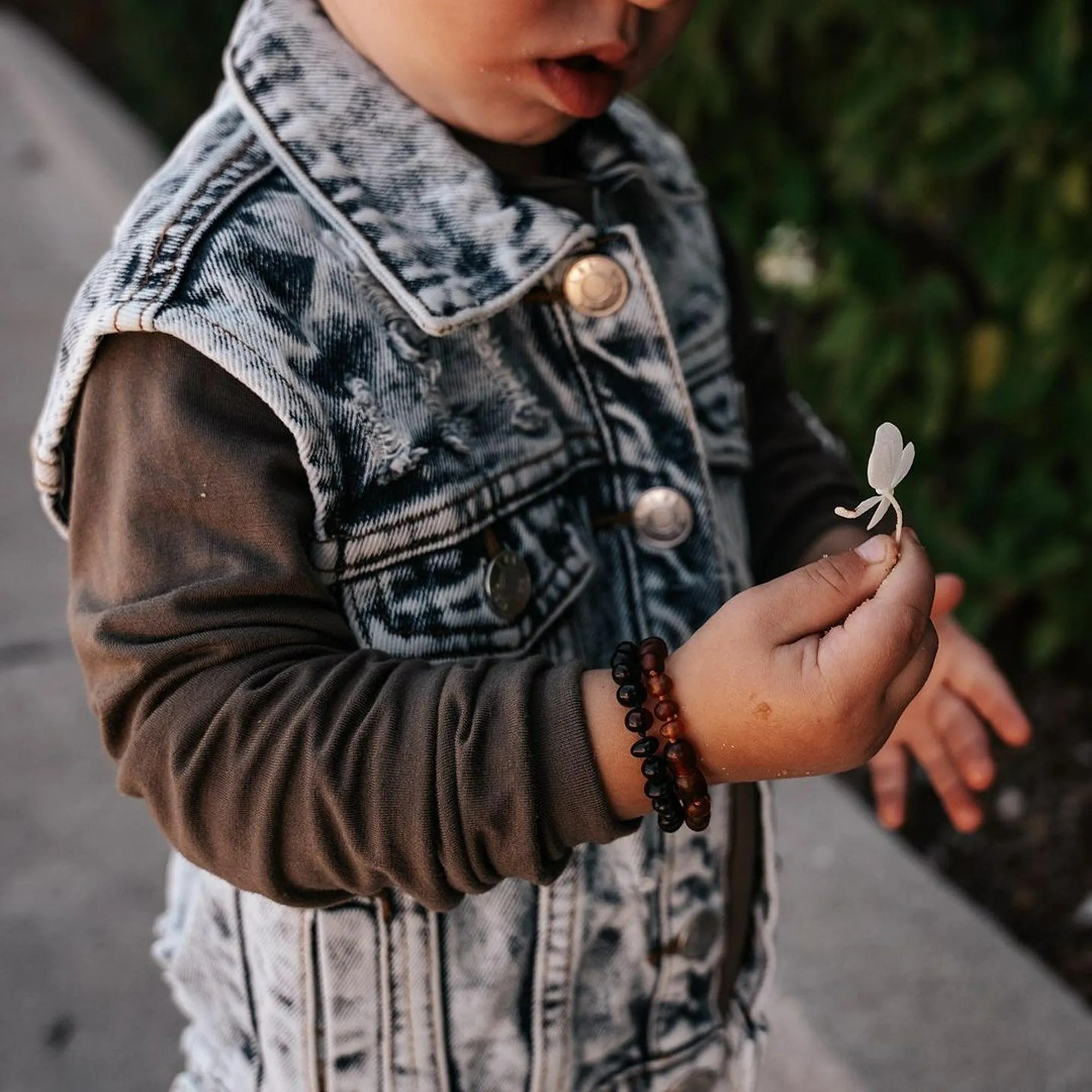 Kids | Raw Cognac Baltic Amber Bracelet
