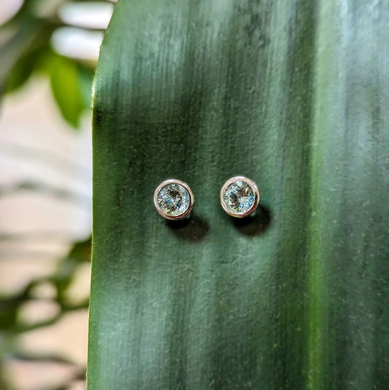 Kimberly Collins Aquamarine Studs