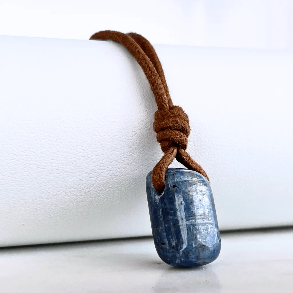Kyanite Gemstone Pendant - OOAK Beauty in Blue