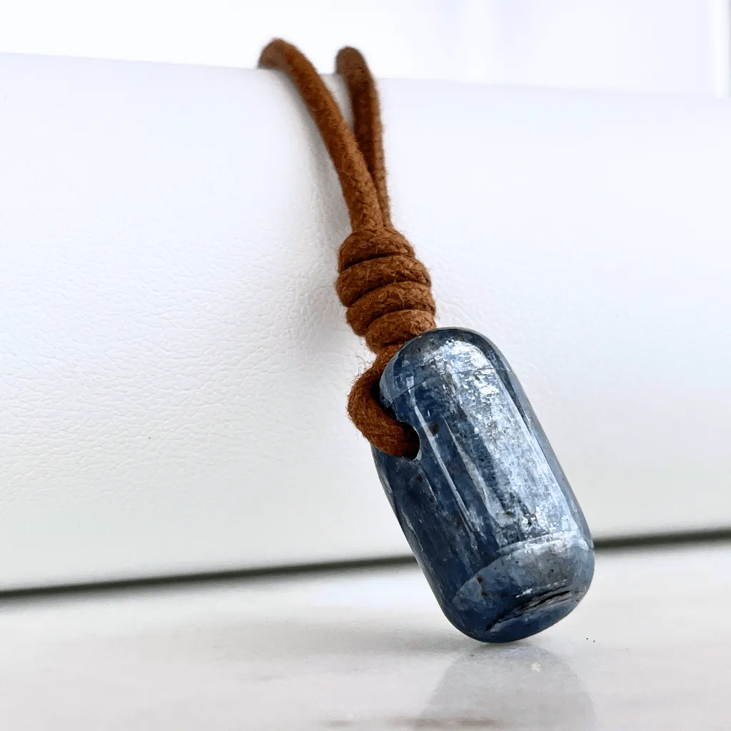 Kyanite Gemstone Pendant - OOAK Beauty in Blue