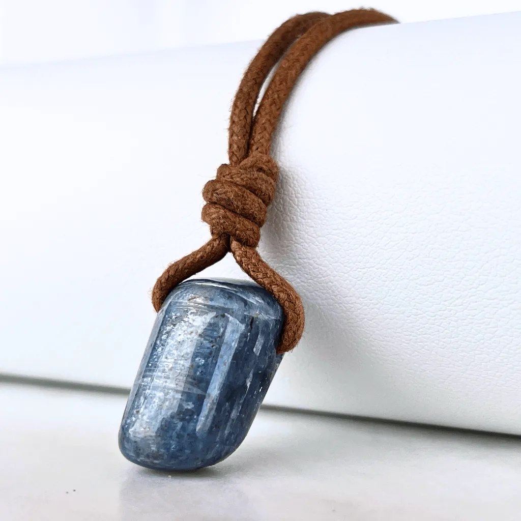 Kyanite Gemstone Pendant - OOAK Beauty in Blue