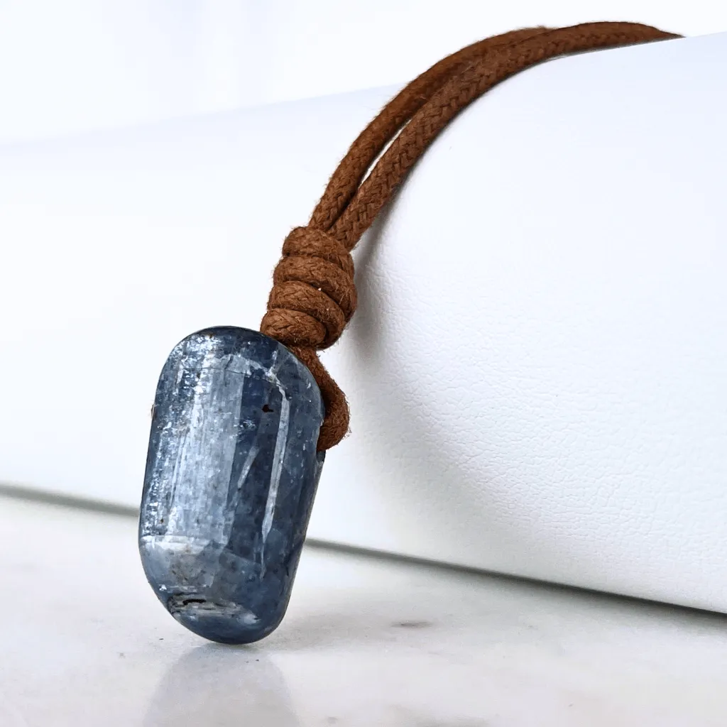 Kyanite Gemstone Pendant - OOAK Beauty in Blue